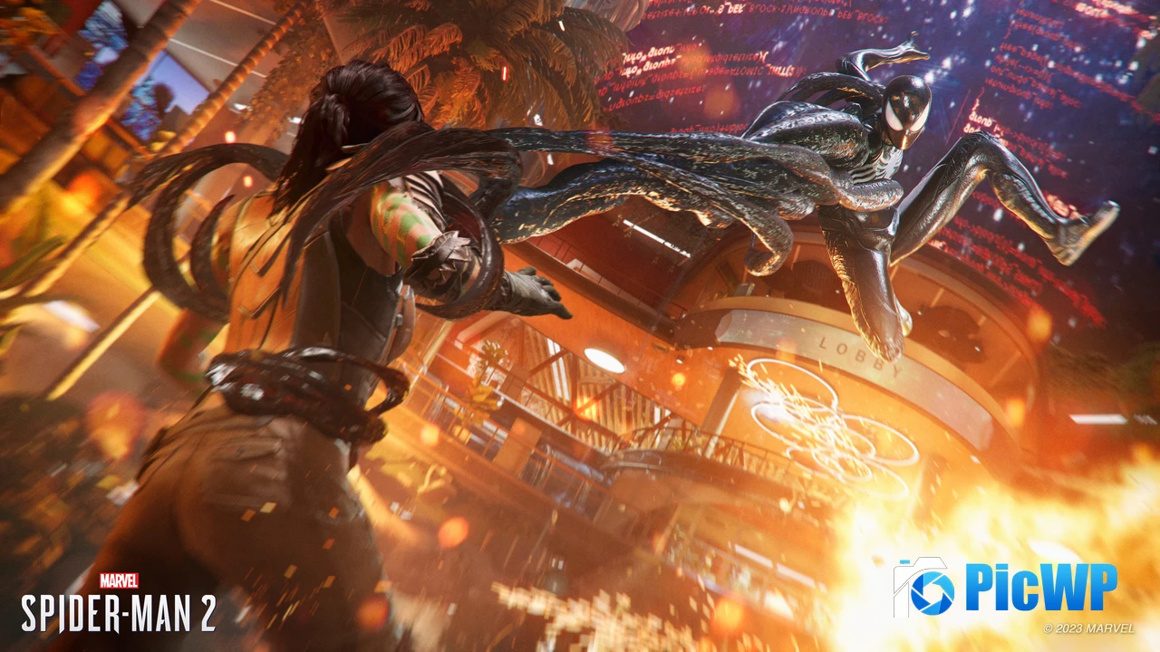Marvel's Spider-Man 2 Symbiote 4K PC Wallpaper