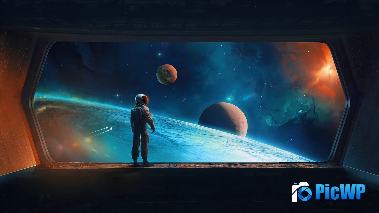 Astronaut Digital Art 4K PC Wallpaper