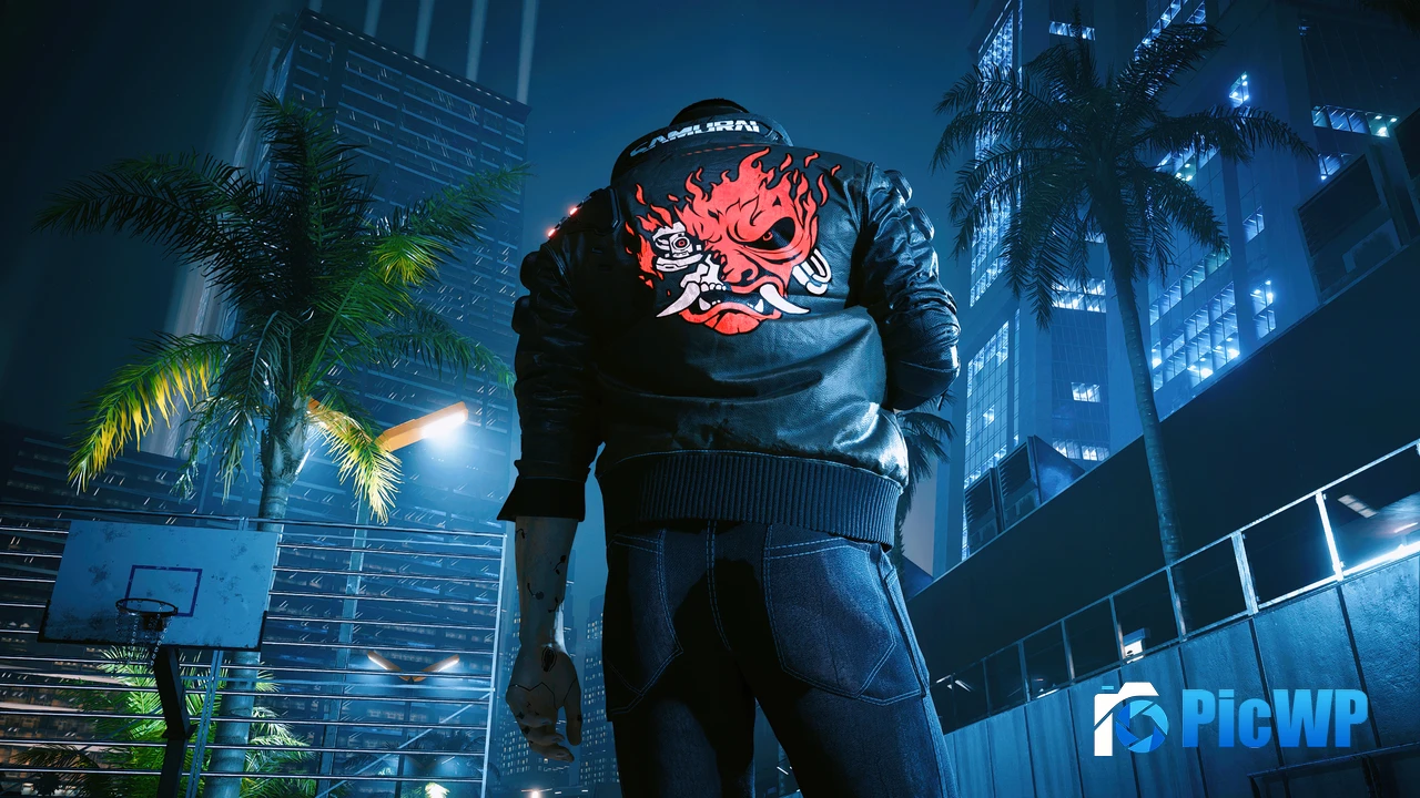 Samurai Leather jacket 4K PC Wallpaper
