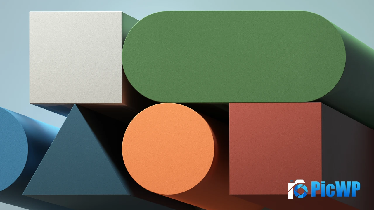 3D Shapes Illustration 4K PC Wallpaper