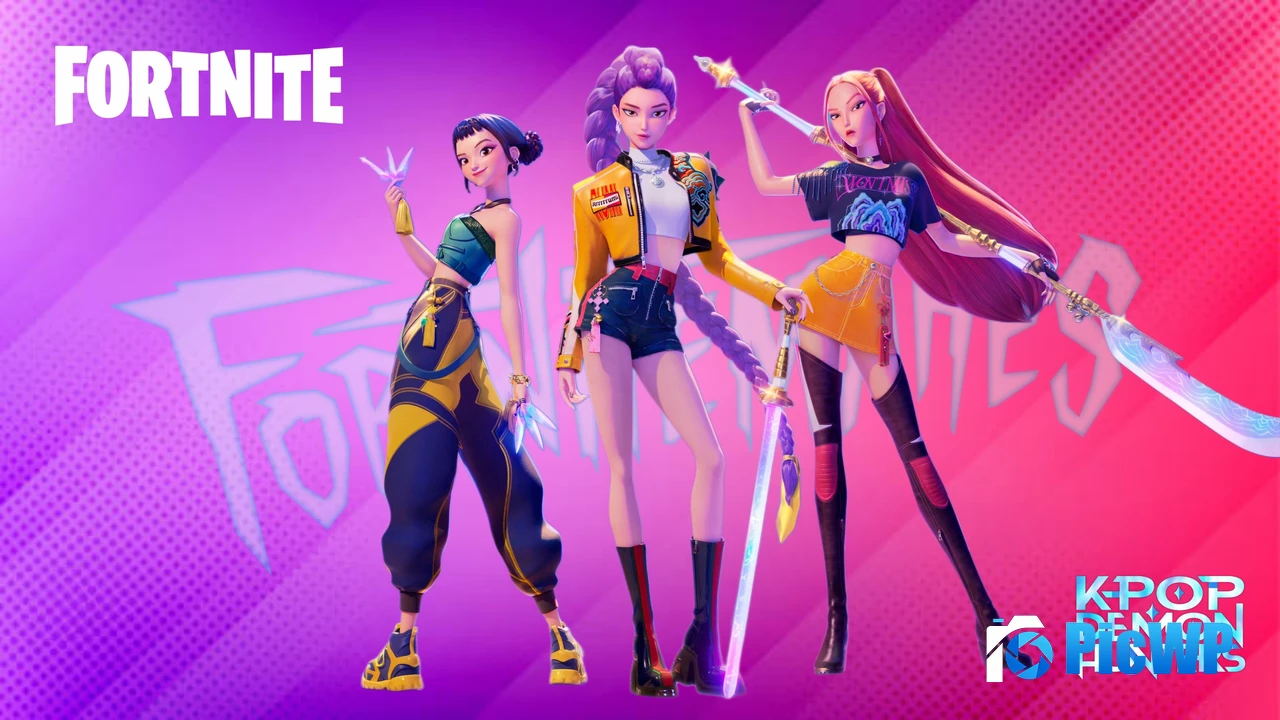 KPop Demon Hunters Fortnite 4K PC Wallpaper