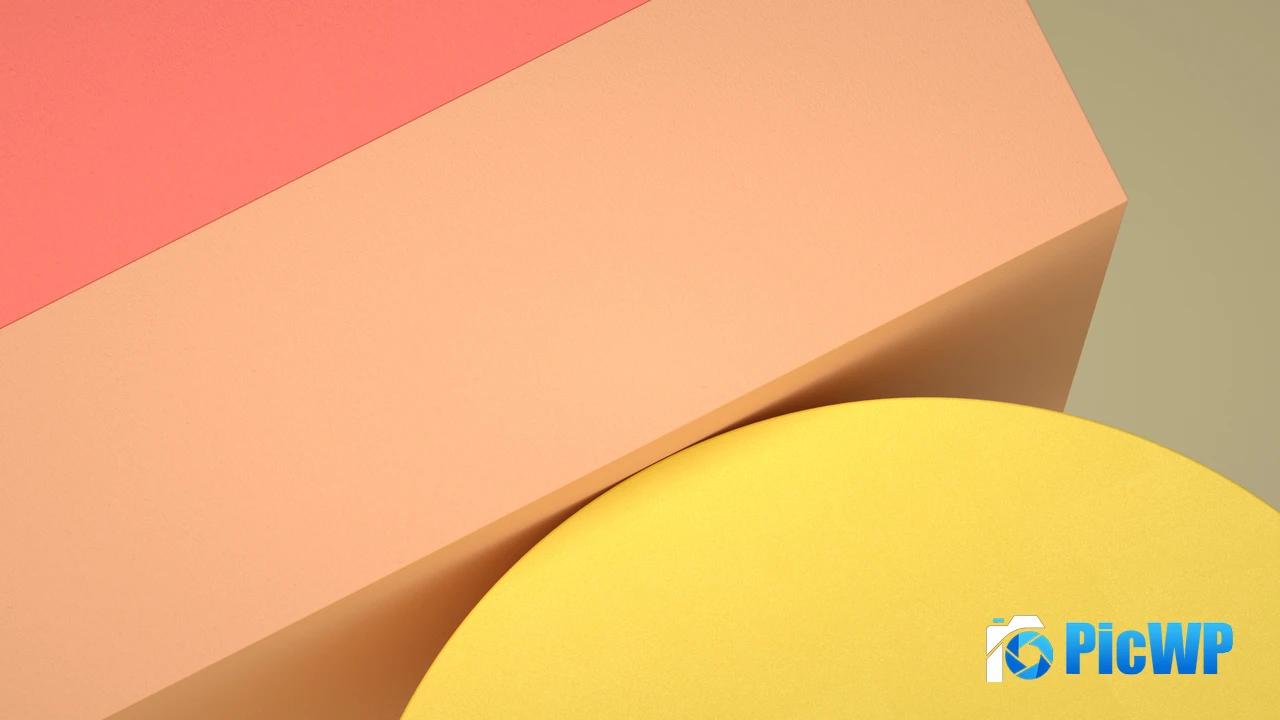 Geometric 3D 4K PC Wallpaper
