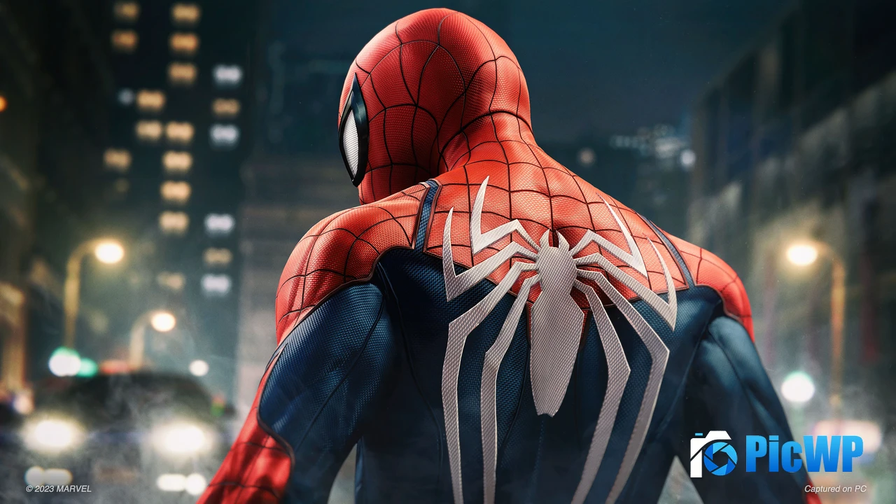Marvel's Spider-Man Advanced suit 4K PC Wallpaper