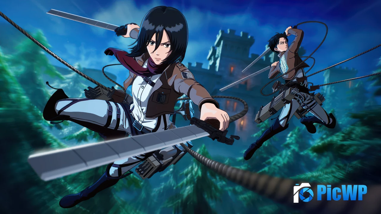 Attack on Titan Fortnite 4K PC Wallpaper