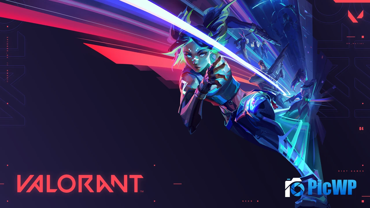 Valorant Neon 4K 4K PC Wallpaper