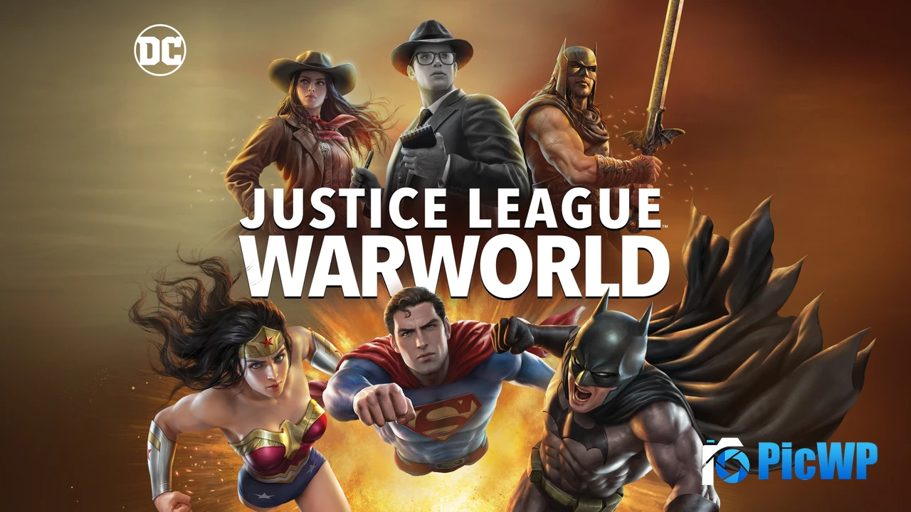 Justice League Warworld 2023 Movies 4K PC Wallpaper
