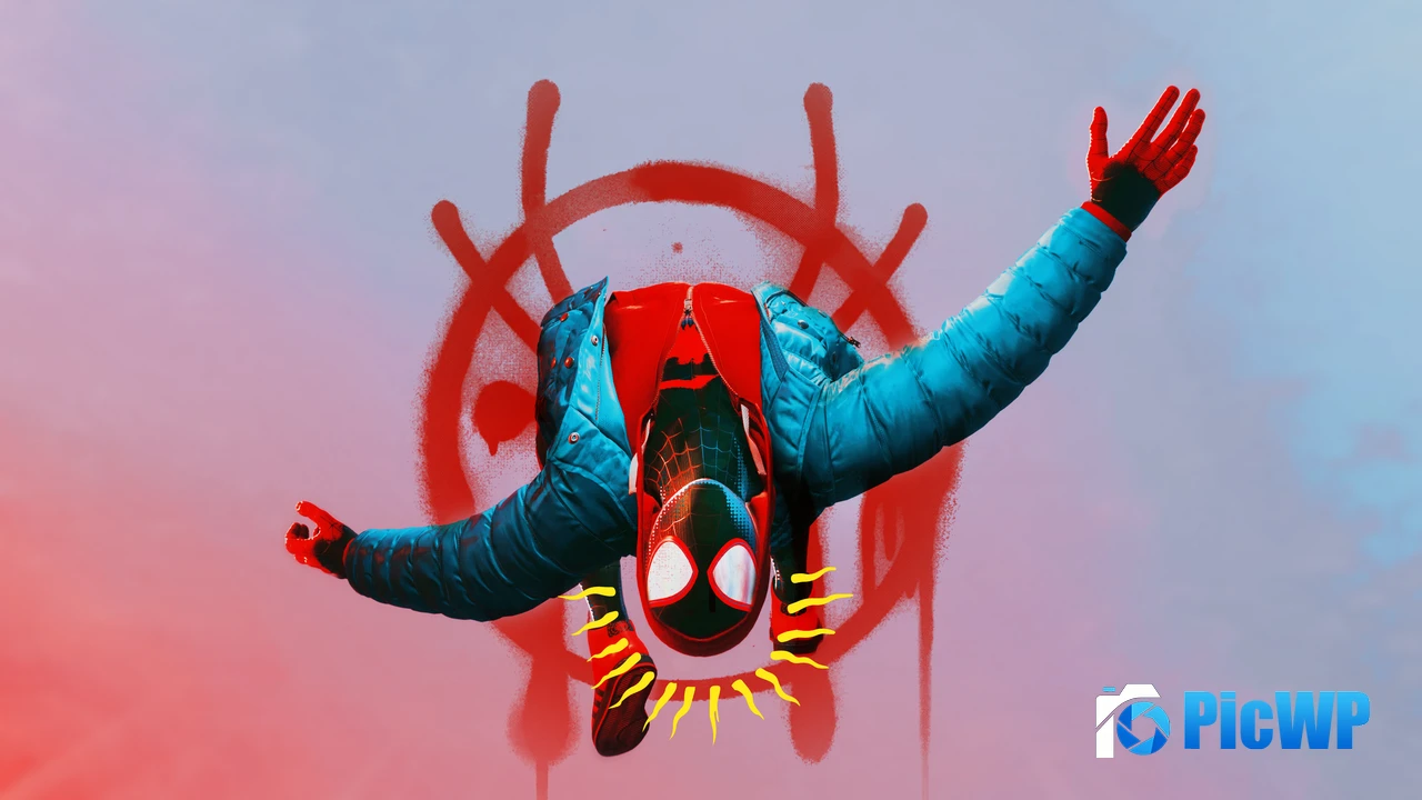 Miles Morales Graffiti 4K PC Wallpaper