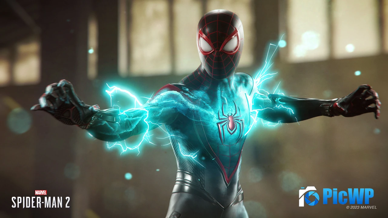 Marvel's Spider-Man 2 Miles Morales suit 4K PC Wallpaper