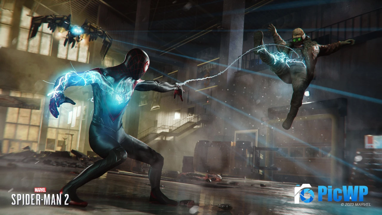 Marvel's Spider-Man 2 Action 4K PC Wallpaper
