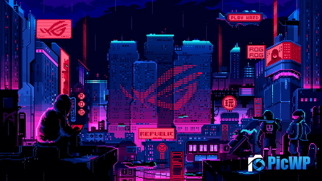 ASUS ROG Futuristic 4K PC Wallpaper