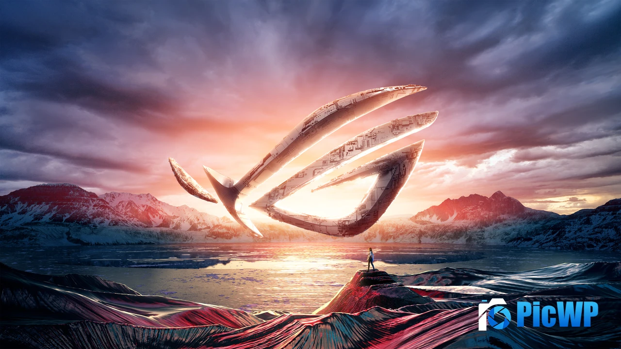 ASUS ROG Mountains 4K PC Wallpaper