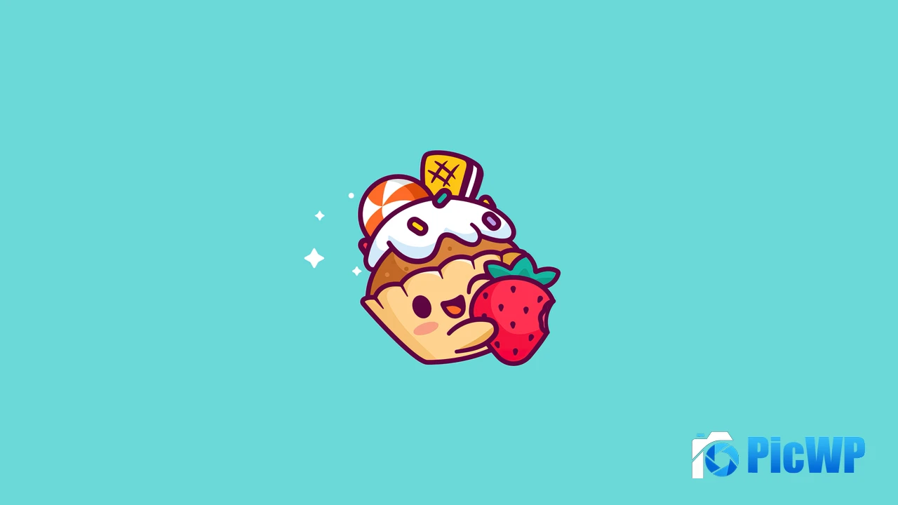 Cupcake Strawberry 4K PC Wallpaper