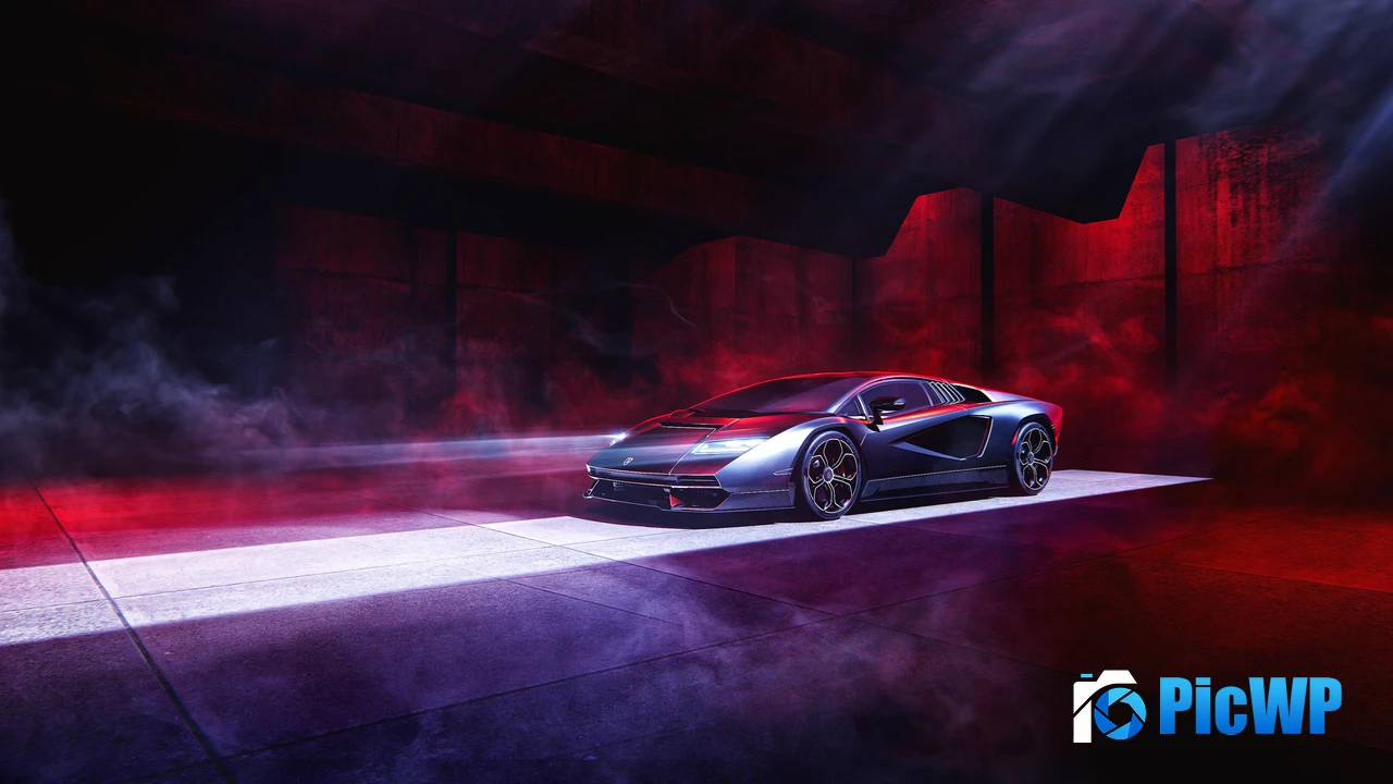 Lamborghini Countach Hybrid Supercar 4K PC Wallpaper