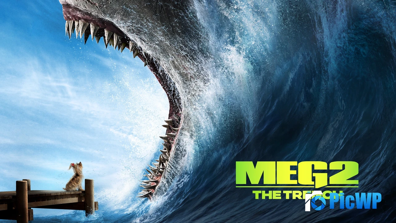 Meg 2: The Trench 2023 Movies 4K PC Wallpaper