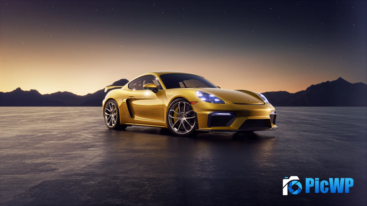 Porsche 718 Cayman GT4 Sports cars 4K PC Wallpaper