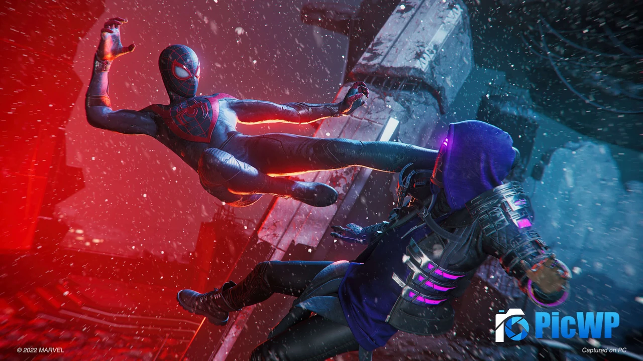 Spider-Man: Miles Morales Boss Fight 4K PC Wallpaper
