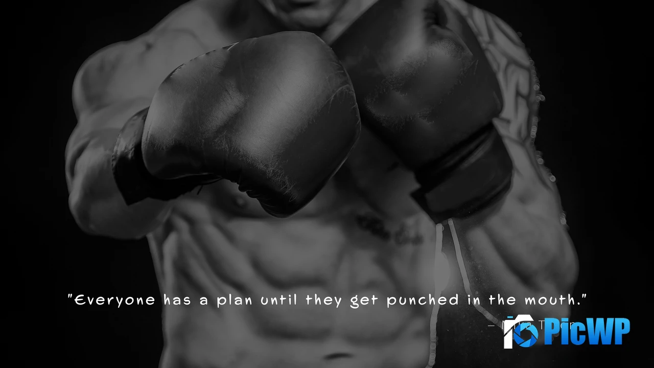 Boxing Monochrome background 4K PC Wallpaper