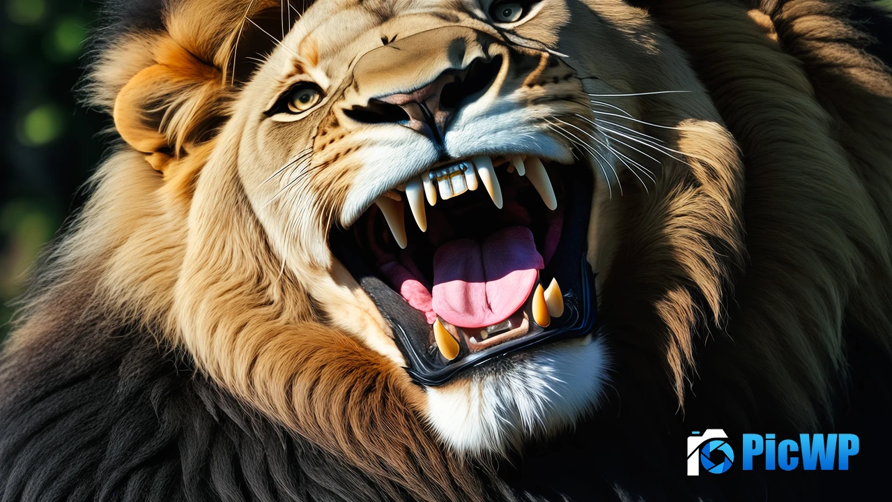 Lion AI art 4K PC Wallpaper