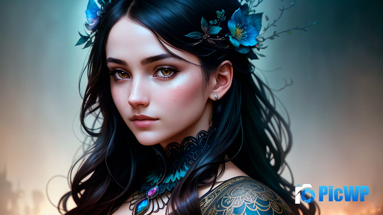 Beautiful woman AI art 4K PC Wallpaper