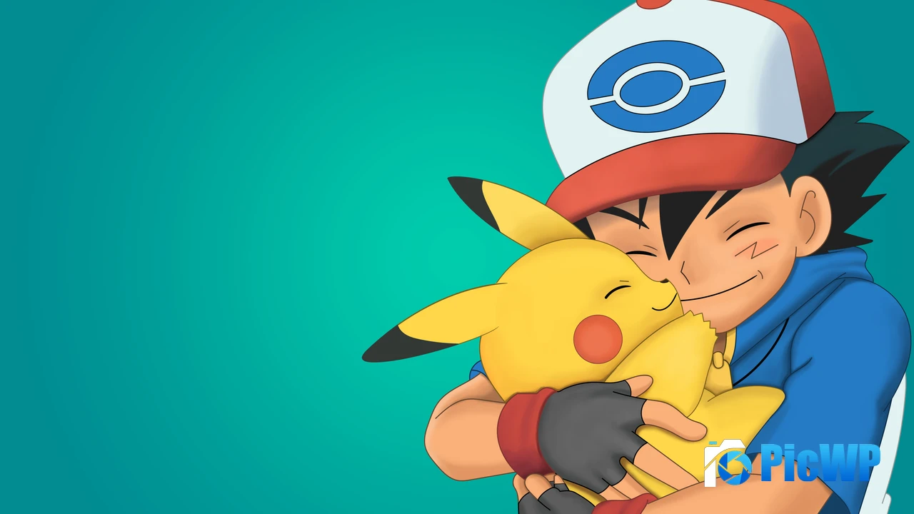 Pikachu Ash Ketchum 4K PC Wallpaper