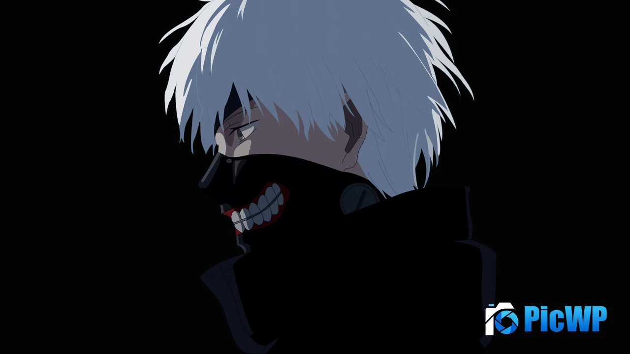 Ken Kaneki Minimalist 4K PC Wallpaper