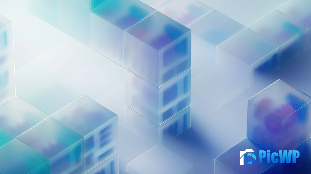 Aesthetic 3D background 4K PC Wallpaper