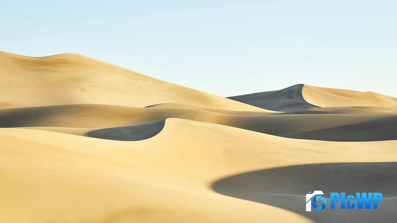 Sand Dunes macOS Mojave 4K PC Wallpaper