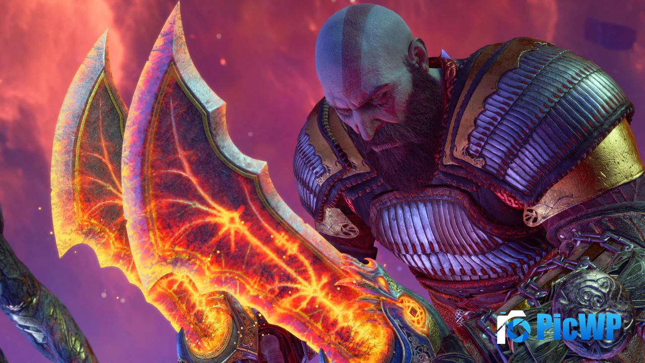 Kratos Blades of Chaos 4K PC Wallpaper
