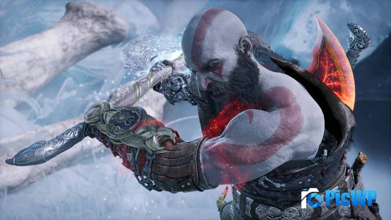 God of War Ragnarök Leviathan Axe 4K PC Wallpaper