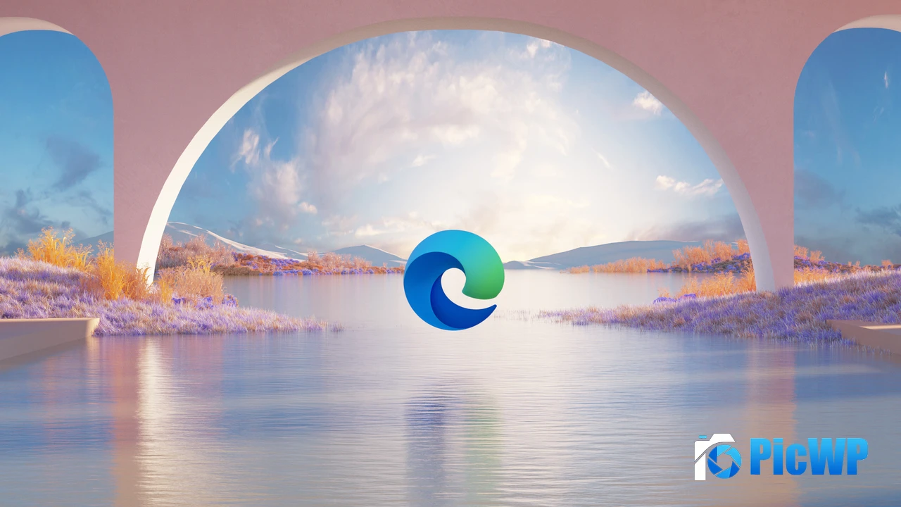 Microsoft Edge Surreal 4K PC Wallpaper
