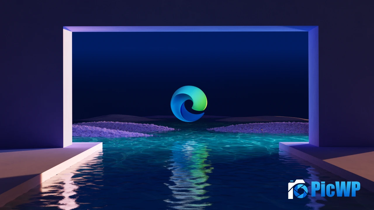 Microsoft Edge Dark theme 4K PC Wallpaper