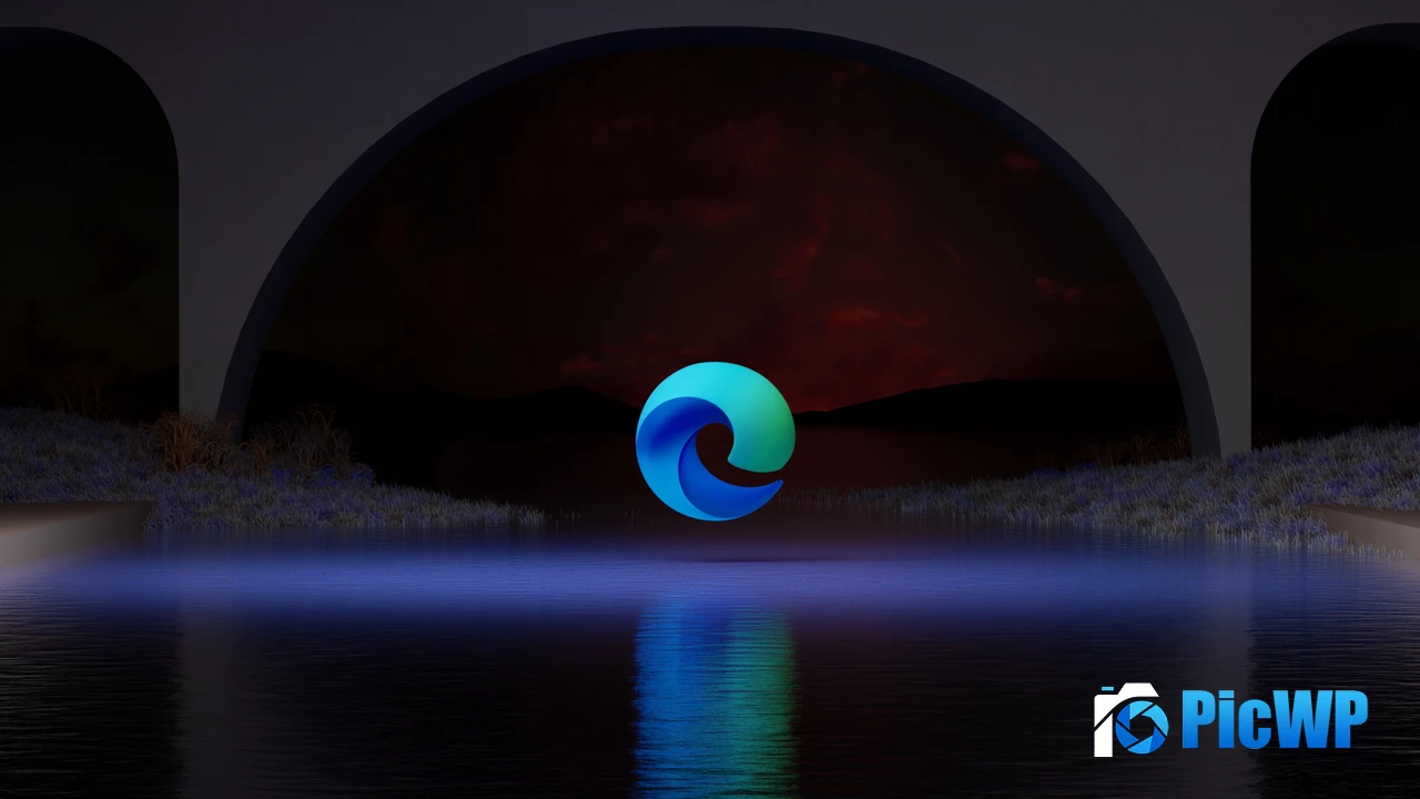 Microsoft Edge Night 4K PC Wallpaper
