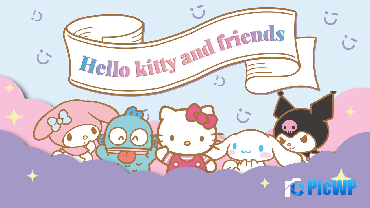 Hello Kitty and Friends Sanrio 4K PC Wallpaper