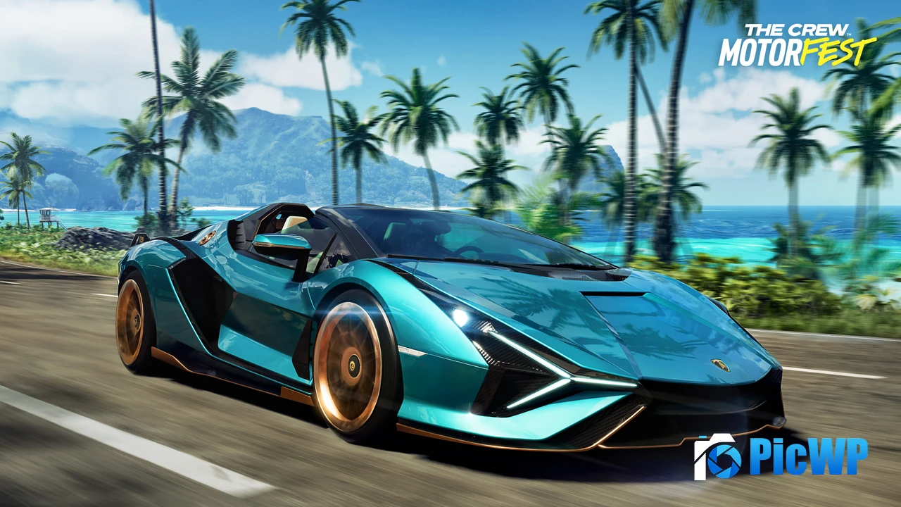 The Crew Motorfest Lamborghini Sián Roadster 4K PC Wallpaper