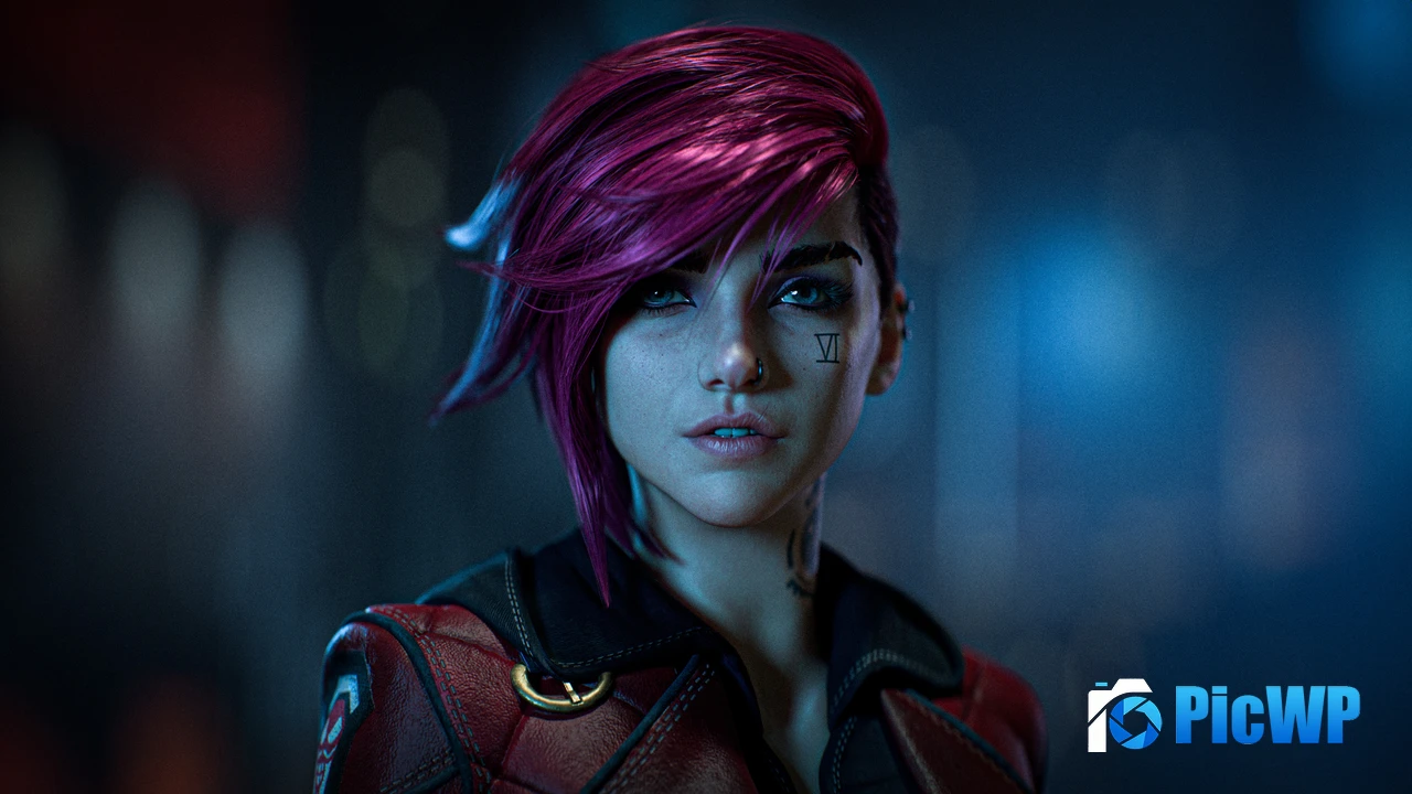 Vi (LoL) Cosplay 4K PC Wallpaper