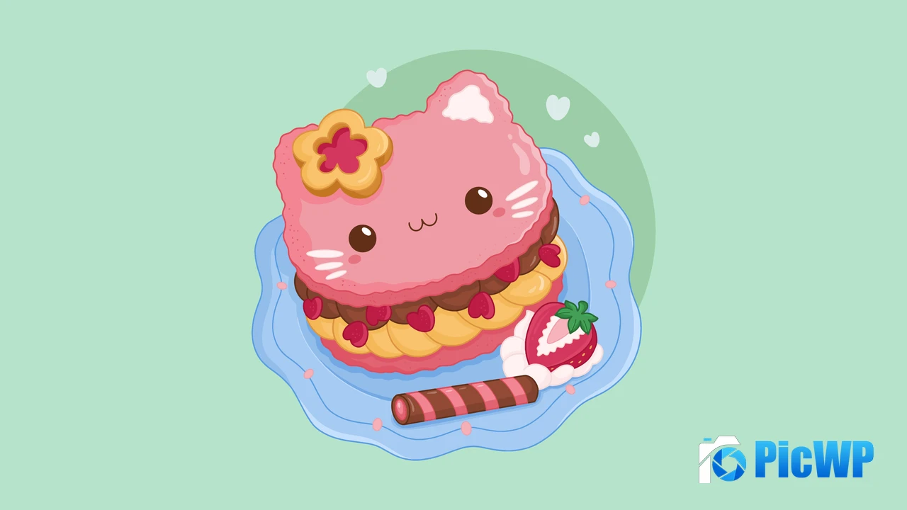 Cute food Kawaii food 4K PC Wallpaper