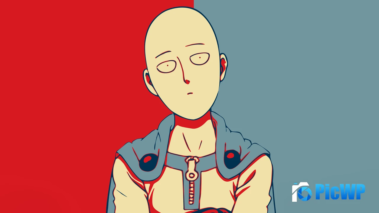 Saitama Minimalist 4K PC Wallpaper
