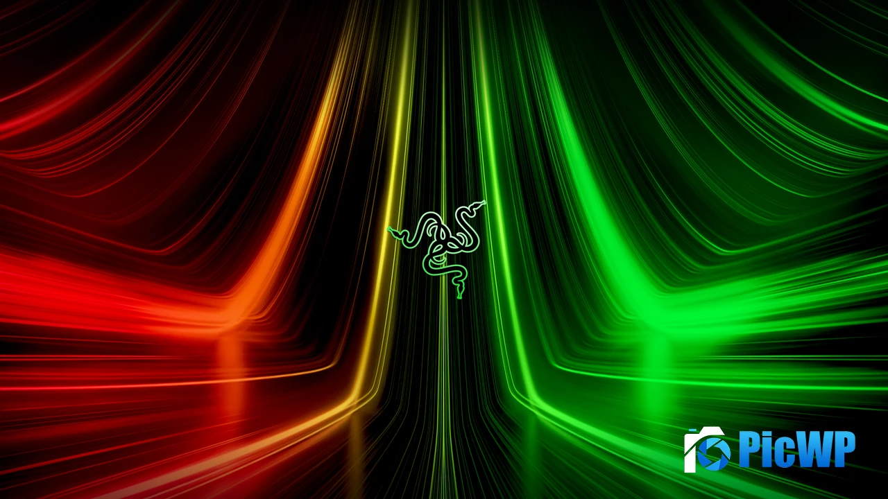Colorful background Razer 4K PC Wallpaper