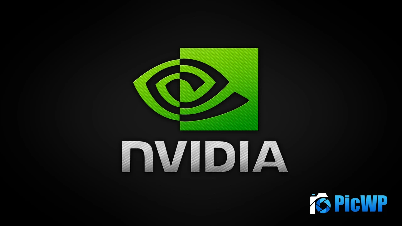 Nvidia Logo Dark background 4K PC Wallpaper