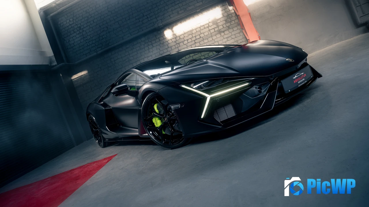 Lamborghini Revuelto Garage 4K PC Wallpaper