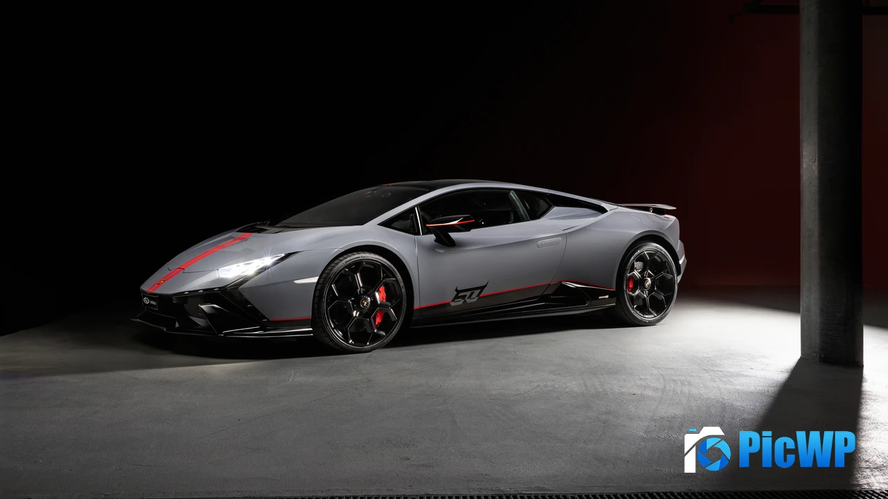 Lamborghini Huracán Tecnica 60th Anniversary 4K PC Wallpaper