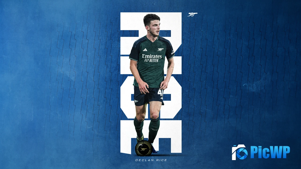 Declan Rice Arsenal FC 4K PC Wallpaper