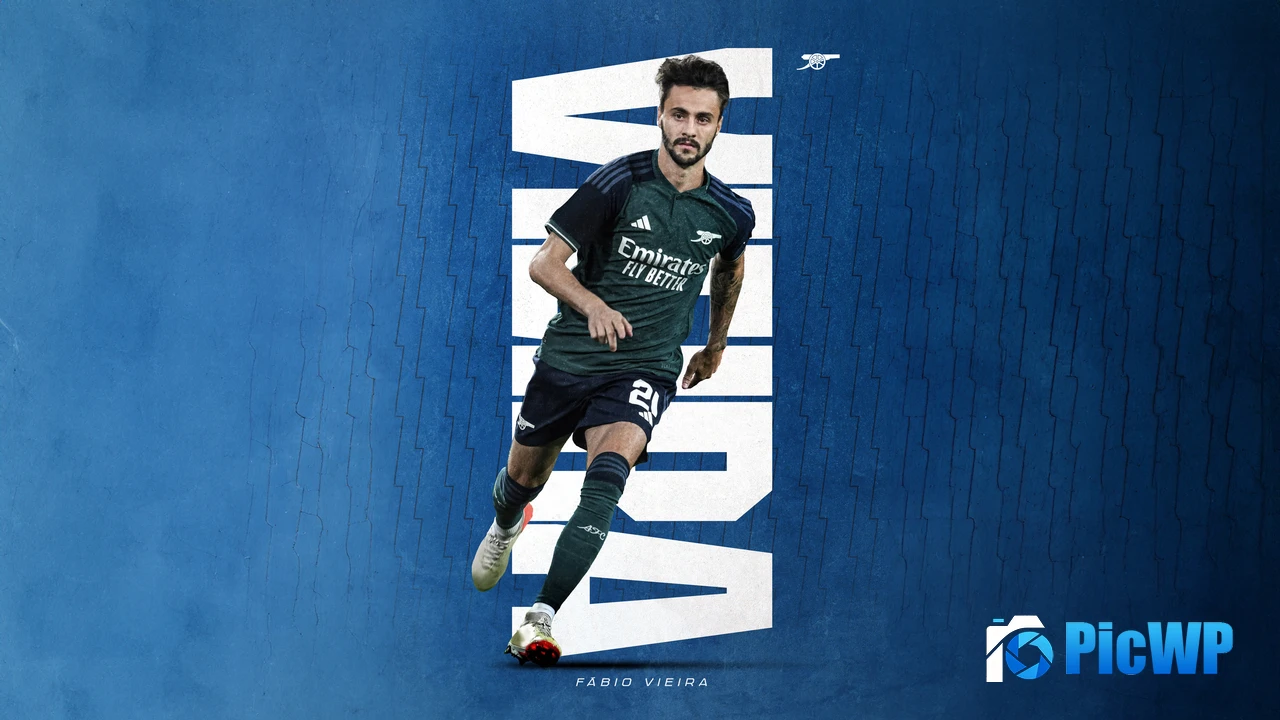 Fabio Vieira Arsenal FC 4K PC Wallpaper
