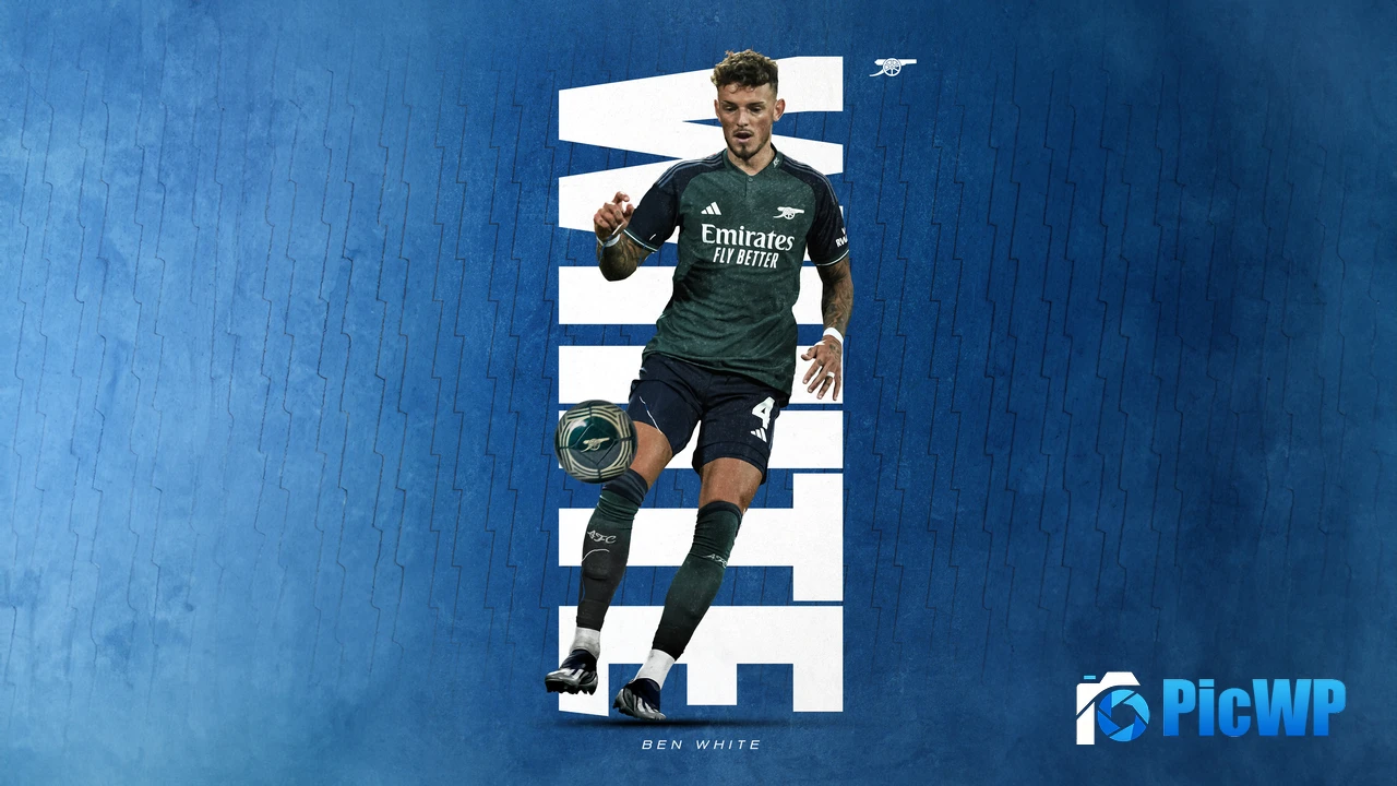 Ben White Arsenal FC 4K PC Wallpaper