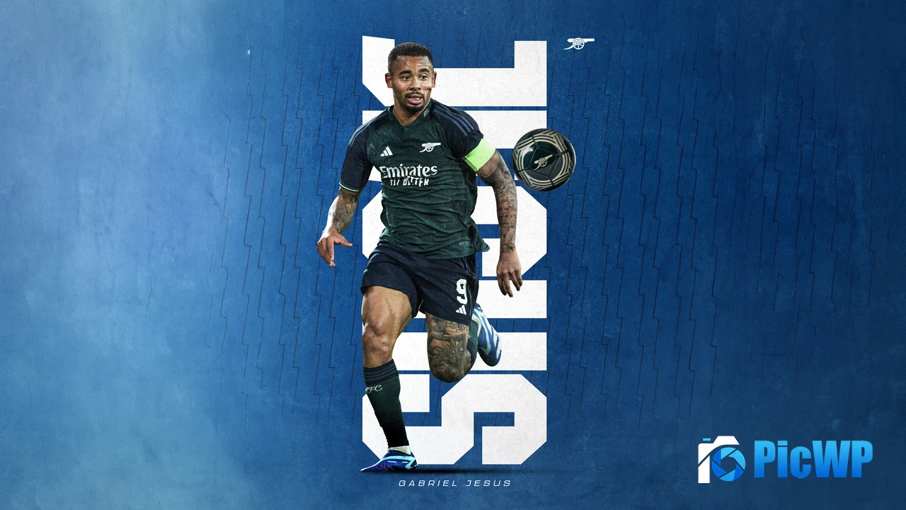 Gabriel Jesus Arsenal FC 4K PC Wallpaper