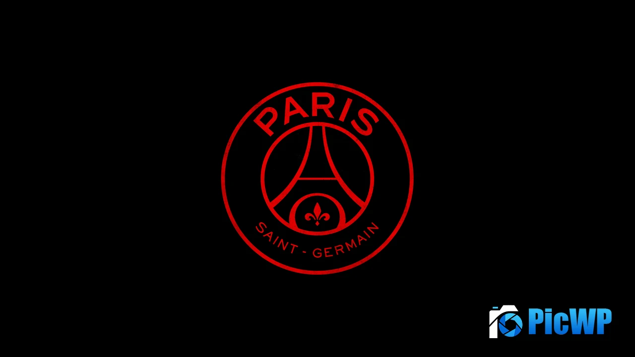 Paris Saint-Germain Red Logo 4K PC Wallpaper