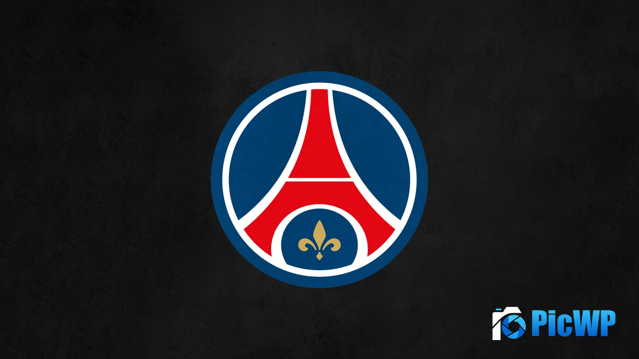 Paris Saint-Germain Dark background 4K PC Wallpaper