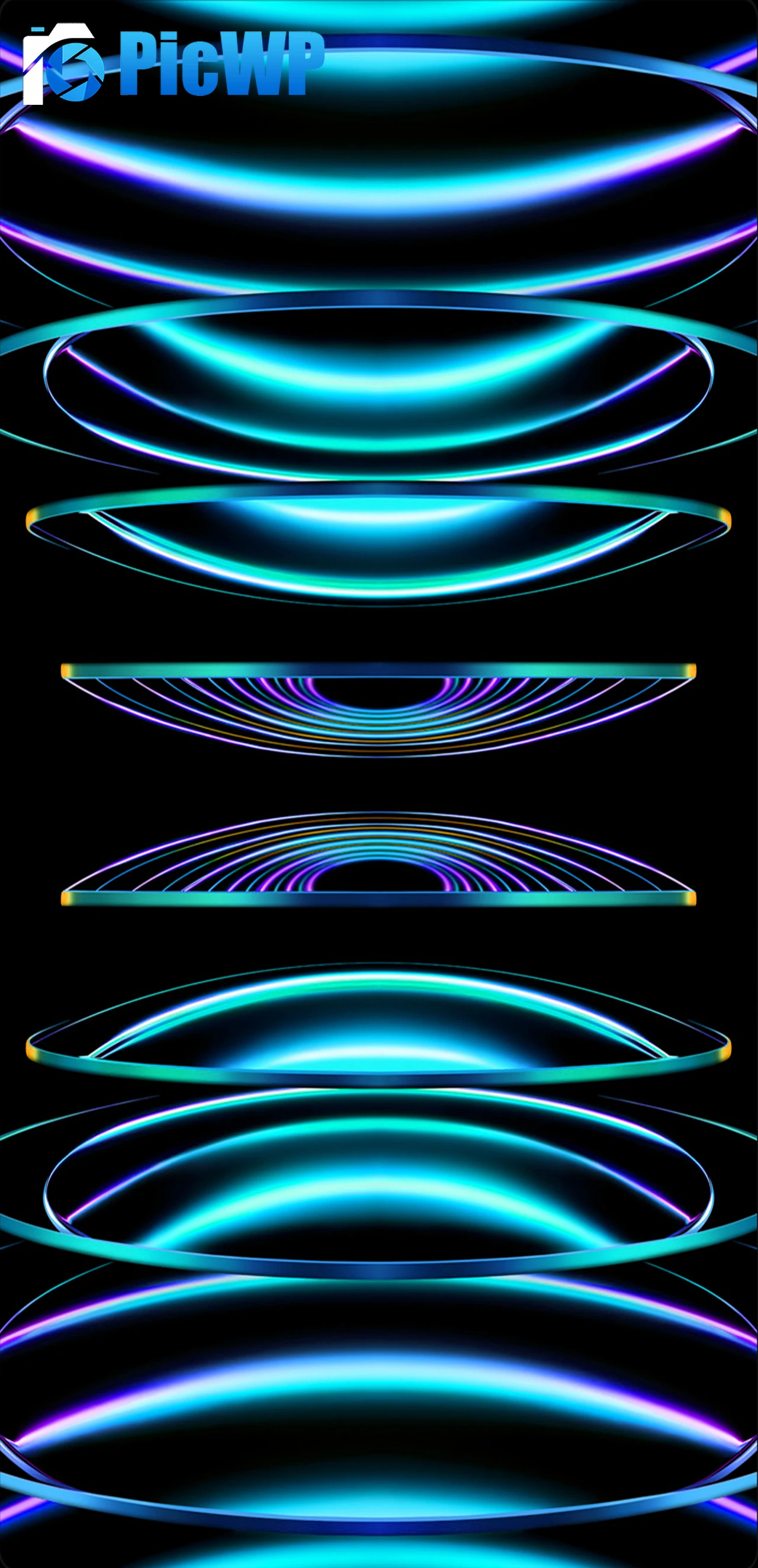 iPad Pro M2 Black background 6K Mobile Wallpaper