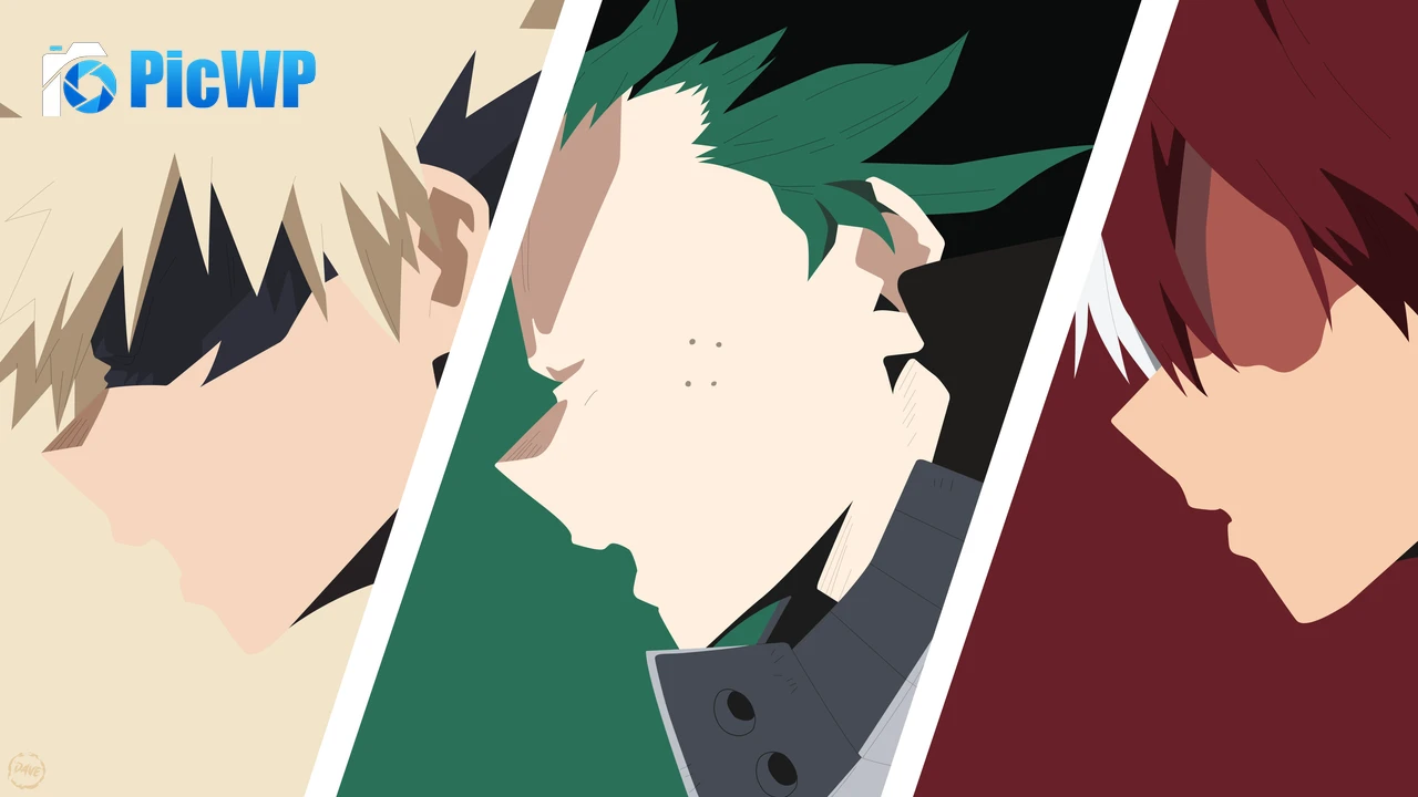 Katsuki Bakugo Izuku Midoriya 4K PC Wallpaper