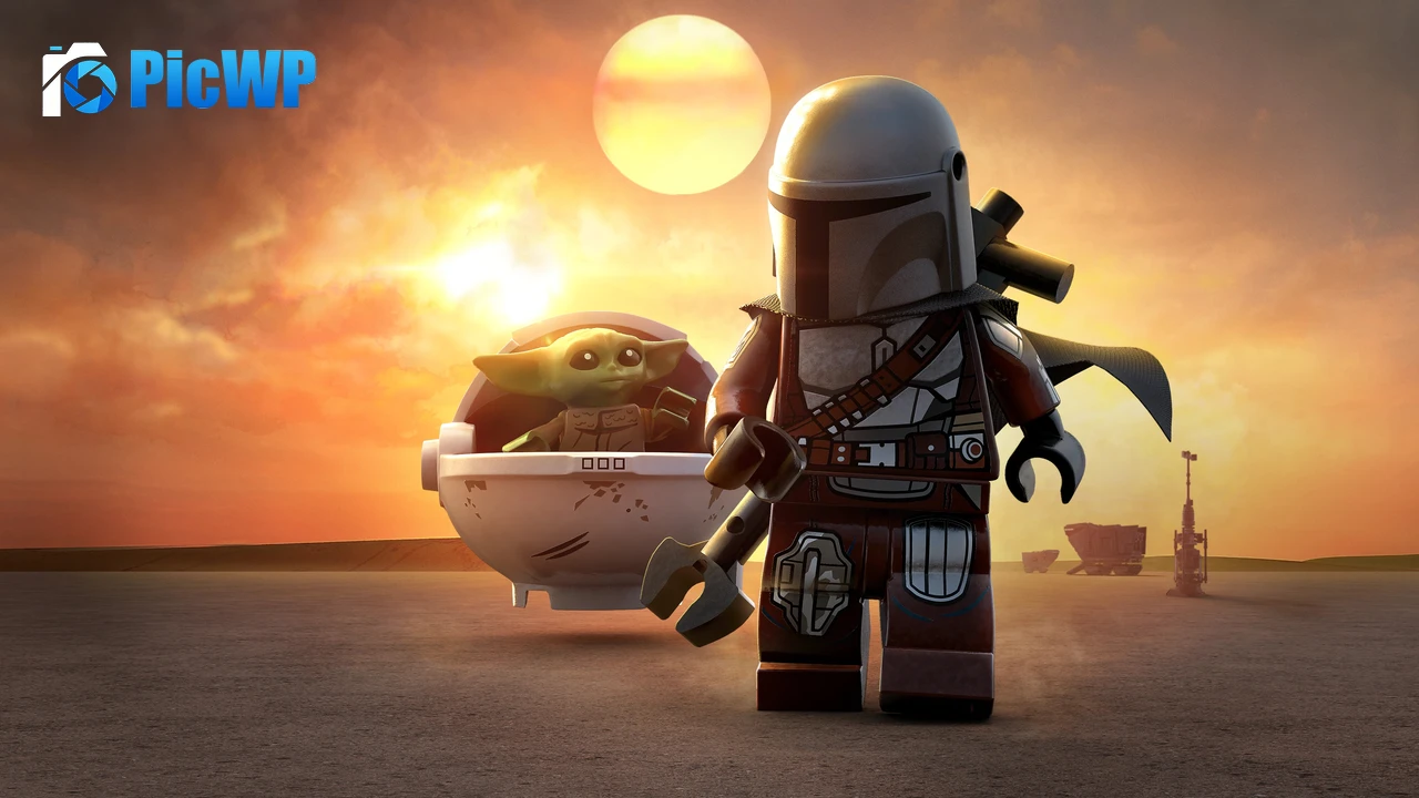 The Mandalorian LEGO Star Wars: The Skywalker Saga 4K PC Wallpaper